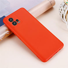 Funda Silicona Ultrafina Goma 360 Grados Carcasa para Motorola Moto G72 Rojo