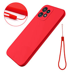 Funda Silicona Ultrafina Goma 360 Grados Carcasa para Motorola Moto X40 5G Rojo