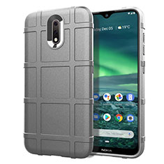 Funda Silicona Ultrafina Goma 360 Grados Carcasa para Nokia 2.3 Gris