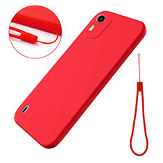 Funda Silicona Ultrafina Goma 360 Grados Carcasa para Nokia C12 Pro Rojo