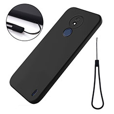 Funda Silicona Ultrafina Goma 360 Grados Carcasa para Nokia C21 Negro