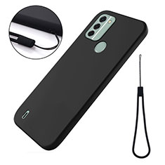 Funda Silicona Ultrafina Goma 360 Grados Carcasa para Nokia C31 Negro