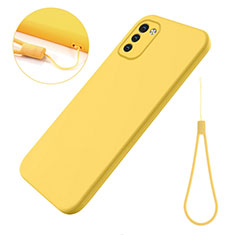 Funda Silicona Ultrafina Goma 360 Grados Carcasa para Nokia G11 Amarillo