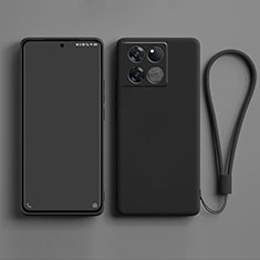 Funda Silicona Ultrafina Goma 360 Grados Carcasa para OnePlus 10T 5G Negro