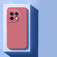 Funda Silicona Ultrafina Goma 360 Grados Carcasa para OnePlus 11R 5G Rojo