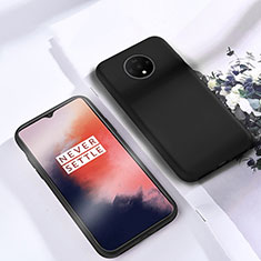 Funda Silicona Ultrafina Goma 360 Grados Carcasa para OnePlus 7T Negro