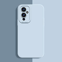 Funda Silicona Ultrafina Goma 360 Grados Carcasa para OnePlus 9 5G Azul Claro