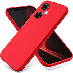 Funda Silicona Ultrafina Goma 360 Grados Carcasa para OnePlus Nord CE 3 Lite 5G Rojo