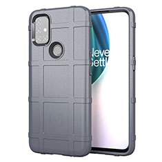 Funda Silicona Ultrafina Goma 360 Grados Carcasa para OnePlus Nord N10 5G Gris