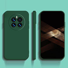 Funda Silicona Ultrafina Goma 360 Grados Carcasa para Oppo A2 Pro 5G Verde Noche