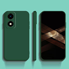 Funda Silicona Ultrafina Goma 360 Grados Carcasa para Oppo A2x 5G Verde Noche