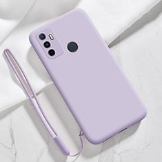 Funda Silicona Ultrafina Goma 360 Grados Carcasa para Oppo A32 Purpura Claro