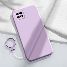 Funda Silicona Ultrafina Goma 360 Grados Carcasa para Oppo A53 5G Morado