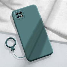 Funda Silicona Ultrafina Goma 360 Grados Carcasa para Oppo A53 5G Verde