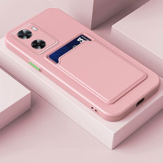 Funda Silicona Ultrafina Goma 360 Grados Carcasa para Oppo A57e Rosa