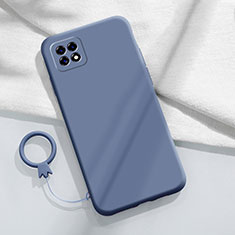 Funda Silicona Ultrafina Goma 360 Grados Carcasa para Oppo A72 5G Gris Lavanda