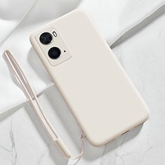 Funda Silicona Ultrafina Goma 360 Grados Carcasa para Oppo A76 Blanco