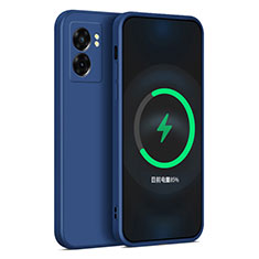 Funda Silicona Ultrafina Goma 360 Grados Carcasa para Oppo A77 5G Azul