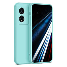 Funda Silicona Ultrafina Goma 360 Grados Carcasa para Oppo A78 4G Cian