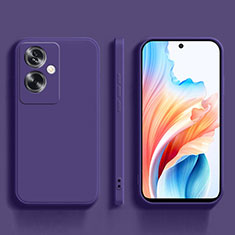 Funda Silicona Ultrafina Goma 360 Grados Carcasa para Oppo A79 5G Morado