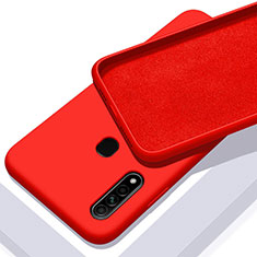 Funda Silicona Ultrafina Goma 360 Grados Carcasa para Oppo A8 Rojo
