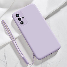 Funda Silicona Ultrafina Goma 360 Grados Carcasa para Oppo A93s 5G Purpura Claro