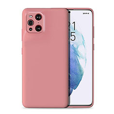 Funda Silicona Ultrafina Goma 360 Grados Carcasa para Oppo Find X3 5G Rosa