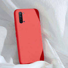 Funda Silicona Ultrafina Goma 360 Grados Carcasa para Oppo K7 5G Rojo