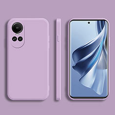 Funda Silicona Ultrafina Goma 360 Grados Carcasa para Oppo Reno10 5G Purpura Claro