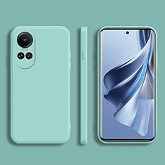 Funda Silicona Ultrafina Goma 360 Grados Carcasa para Oppo Reno10 Pro 5G Cian