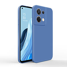 Funda Silicona Ultrafina Goma 360 Grados Carcasa para Oppo Reno8 Pro 5G Azul