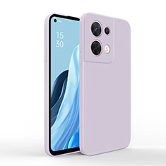 Funda Silicona Ultrafina Goma 360 Grados Carcasa para Oppo Reno9 5G Purpura Claro