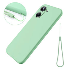 Funda Silicona Ultrafina Goma 360 Grados Carcasa para Realme 10 4G Verde