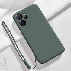 Funda Silicona Ultrafina Goma 360 Grados Carcasa para Realme 10 5G Verde Noche