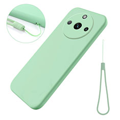 Funda Silicona Ultrafina Goma 360 Grados Carcasa para Realme 11 Pro 5G Verde