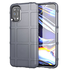 Funda Silicona Ultrafina Goma 360 Grados Carcasa para Realme 7 Pro Gris