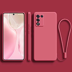 Funda Silicona Ultrafina Goma 360 Grados Carcasa para Realme 9 SE 5G Rosa Roja