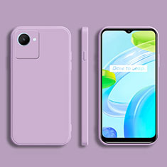 Funda Silicona Ultrafina Goma 360 Grados Carcasa para Realme C30 Purpura Claro