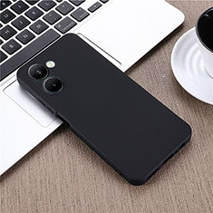 Funda Silicona Ultrafina Goma 360 Grados Carcasa para Realme C33 (2023) Negro