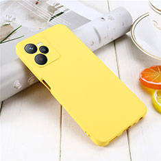 Funda Silicona Ultrafina Goma 360 Grados Carcasa para Realme C35 Amarillo