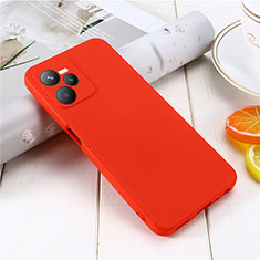 Funda Silicona Ultrafina Goma 360 Grados Carcasa para Realme C35 Rojo