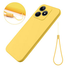 Funda Silicona Ultrafina Goma 360 Grados Carcasa para Realme C51 Amarillo