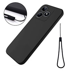 Funda Silicona Ultrafina Goma 360 Grados Carcasa para Realme C51 Negro