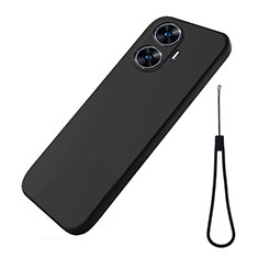 Funda Silicona Ultrafina Goma 360 Grados Carcasa para Realme C55 Negro