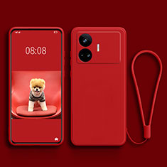 Funda Silicona Ultrafina Goma 360 Grados Carcasa para Realme GT Neo5 SE 5G Rojo