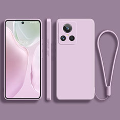 Funda Silicona Ultrafina Goma 360 Grados Carcasa para Realme GT2 Master Explorer Purpura Claro