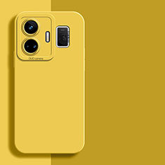 Funda Silicona Ultrafina Goma 360 Grados Carcasa para Realme GT5 5G Amarillo