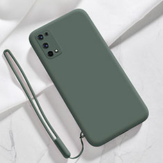 Funda Silicona Ultrafina Goma 360 Grados Carcasa para Realme Q2 Pro 5G Verde Noche