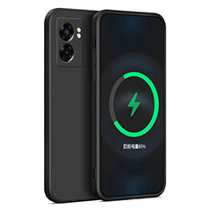 Funda Silicona Ultrafina Goma 360 Grados Carcasa para Realme Q5i 5G Negro