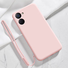 Funda Silicona Ultrafina Goma 360 Grados Carcasa para Realme V30t 5G Rosa